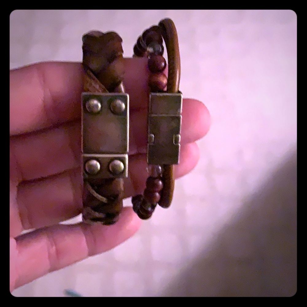Leather bracelets